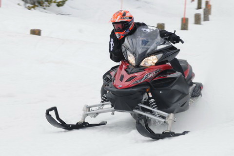 Max Sled Rider Steve Franta on 2011 Yamaha Apex