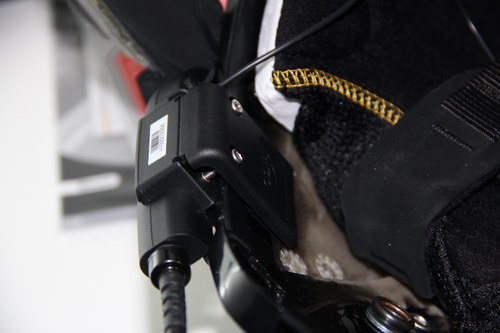 Motocycle helmet stle G4 communicator by Cardo Systems