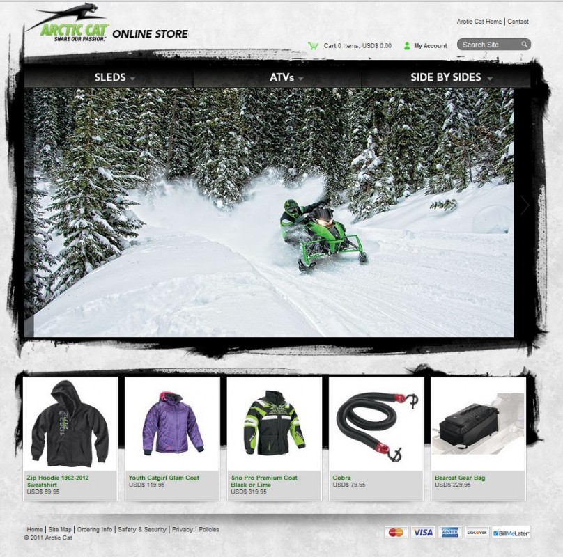 Arctic Cat Launches site for Canada