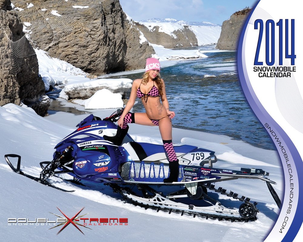 2014 Double Xtreme Snowmobile Calendars Snowmobile Magazine