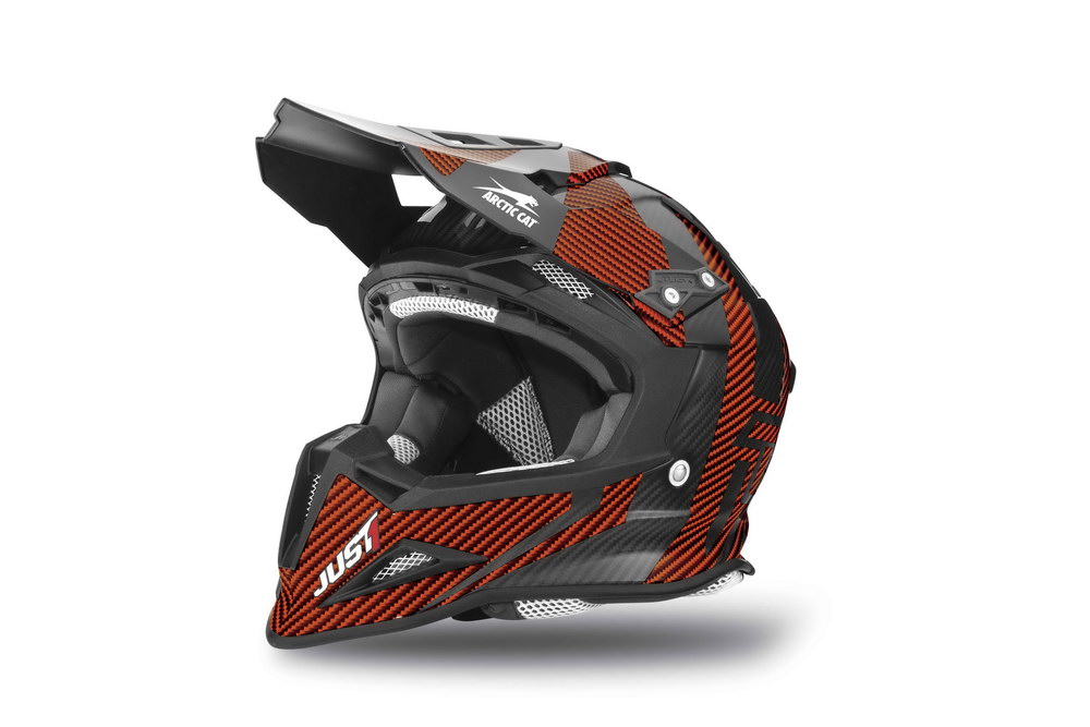 Arctic Cat MX Sno Cross Helmet - Orange front