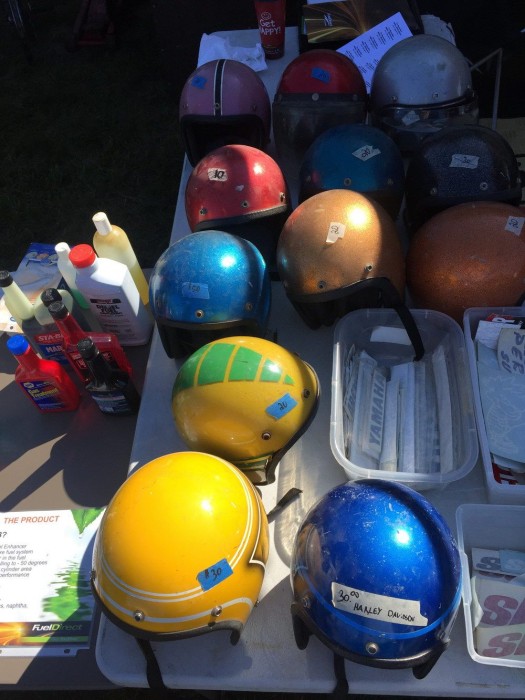 table-full-of-vintage-helmets