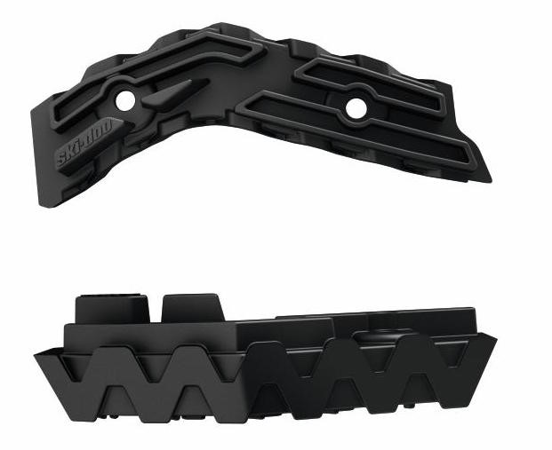 Ski-Doo Black Cast Aluminum Ergo Lateral Footplates for REV Gen4 860201402 